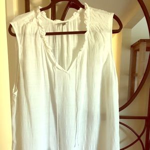 Avenue plus size white top.